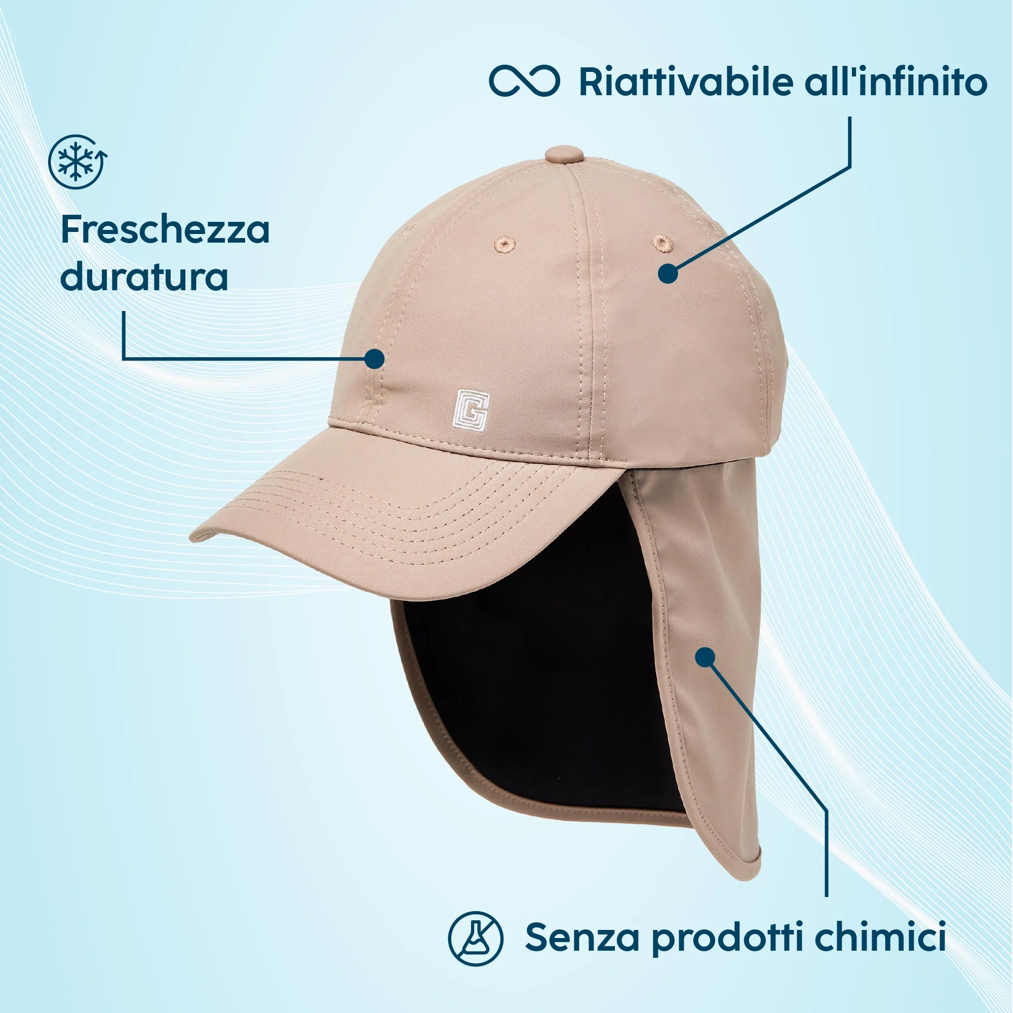 Casquette saharienne Anti UV - Image 22