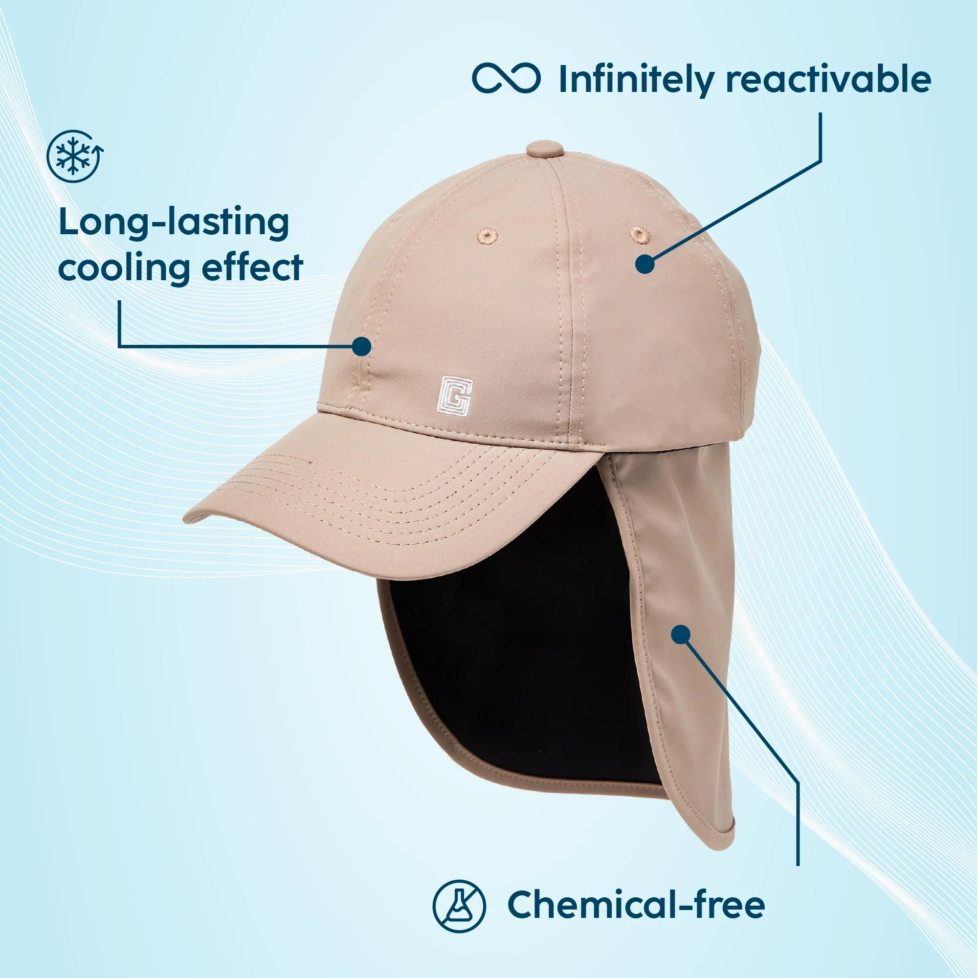 Casquette saharienne Anti UV - Image 3