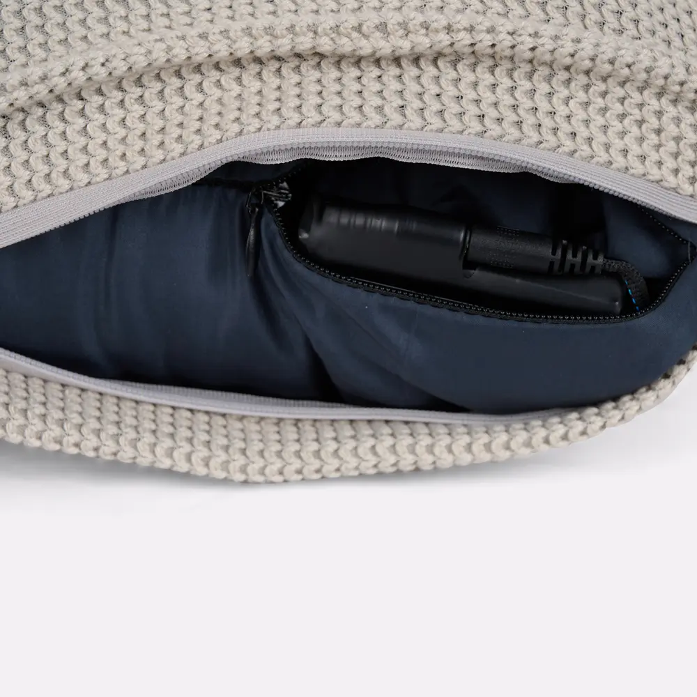 Coussin chauffant beige - Image 5