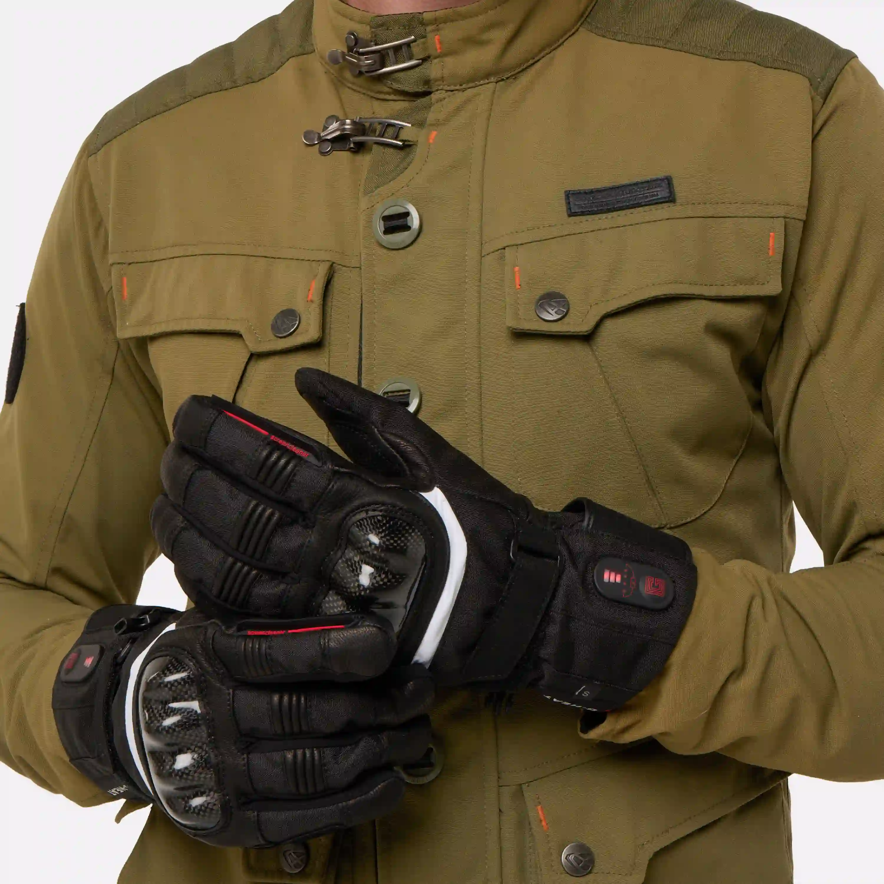 Gants moto chauffants RIDER - Image 8