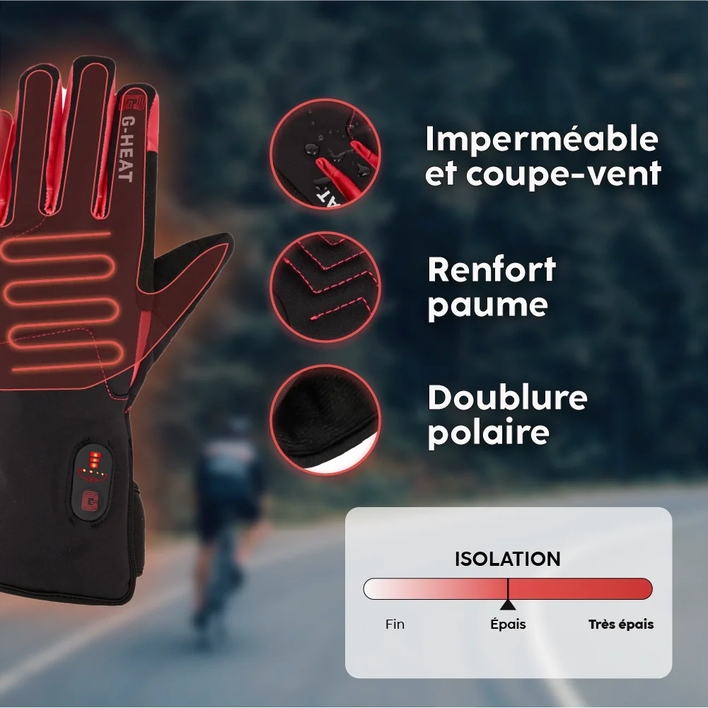 Gants vélo chauffants ACTIVE - Image 12