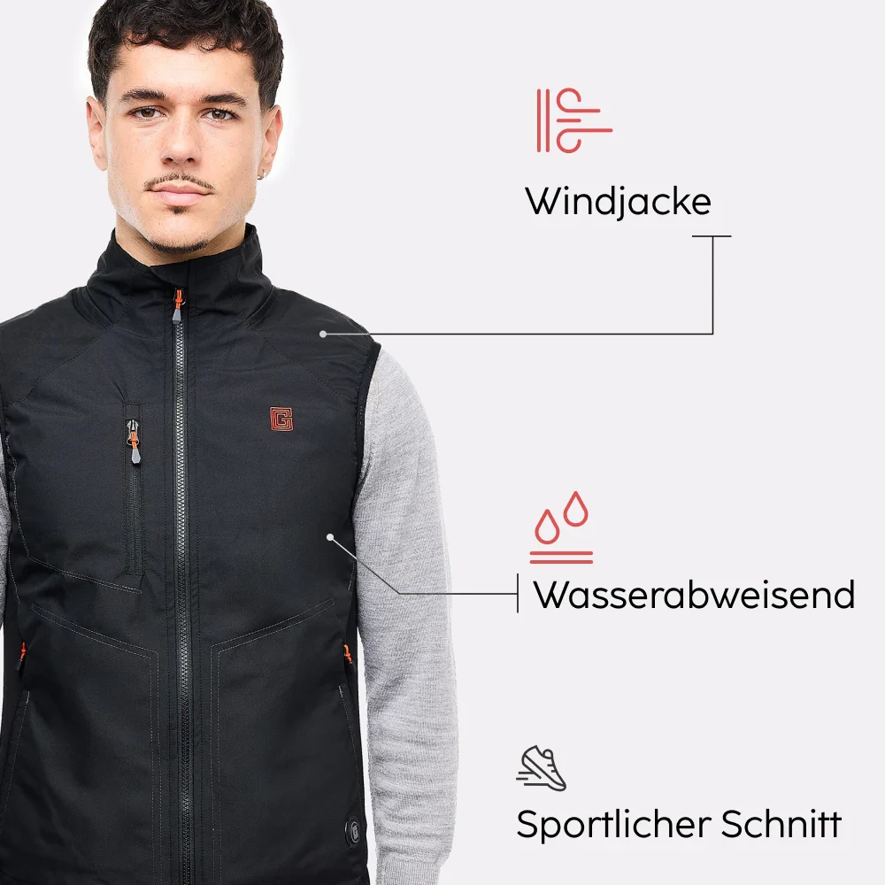 Gilet chauffant sport Homme avec batterie éco-conçue - Image 15