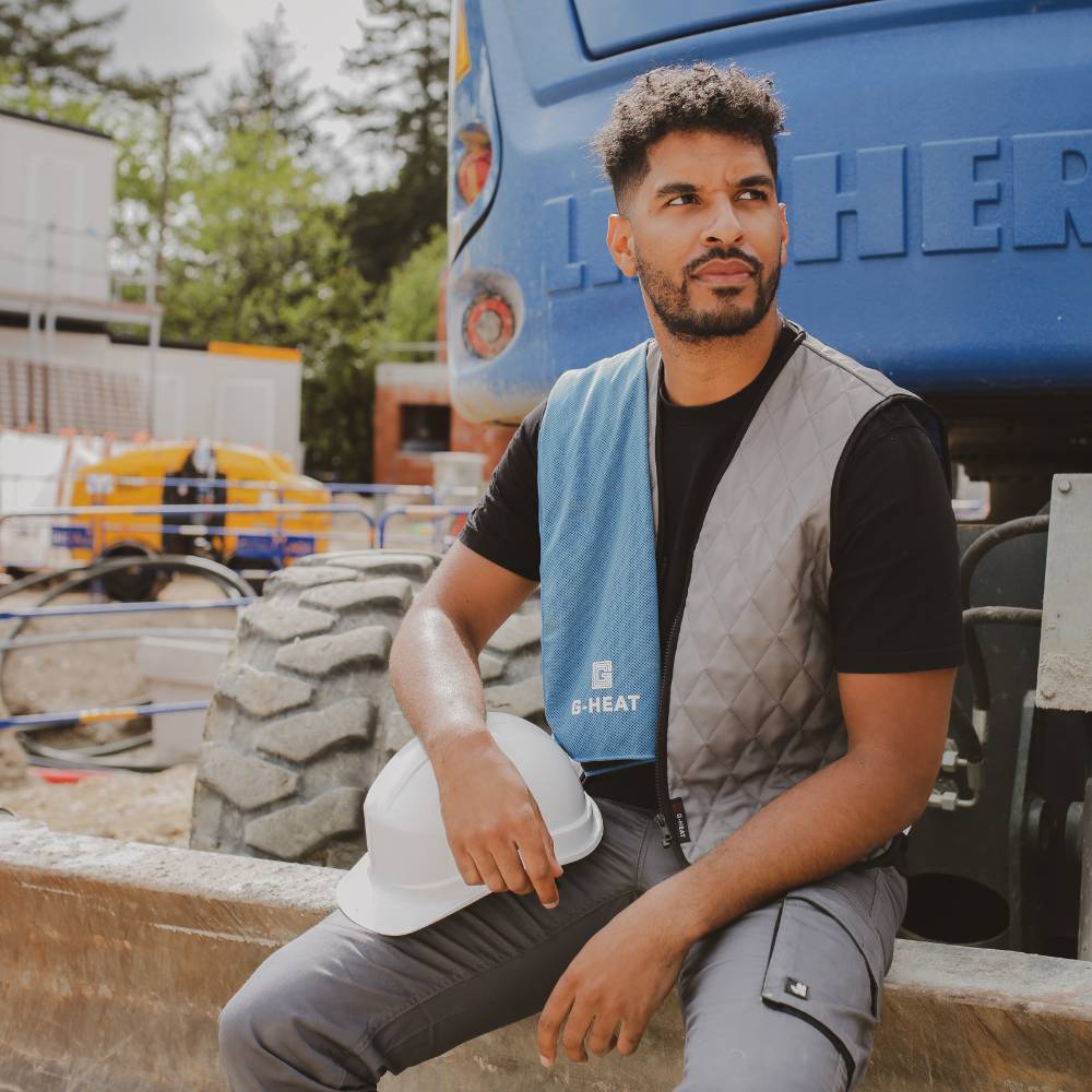 Gilet rafraîchissant gris - Image 8