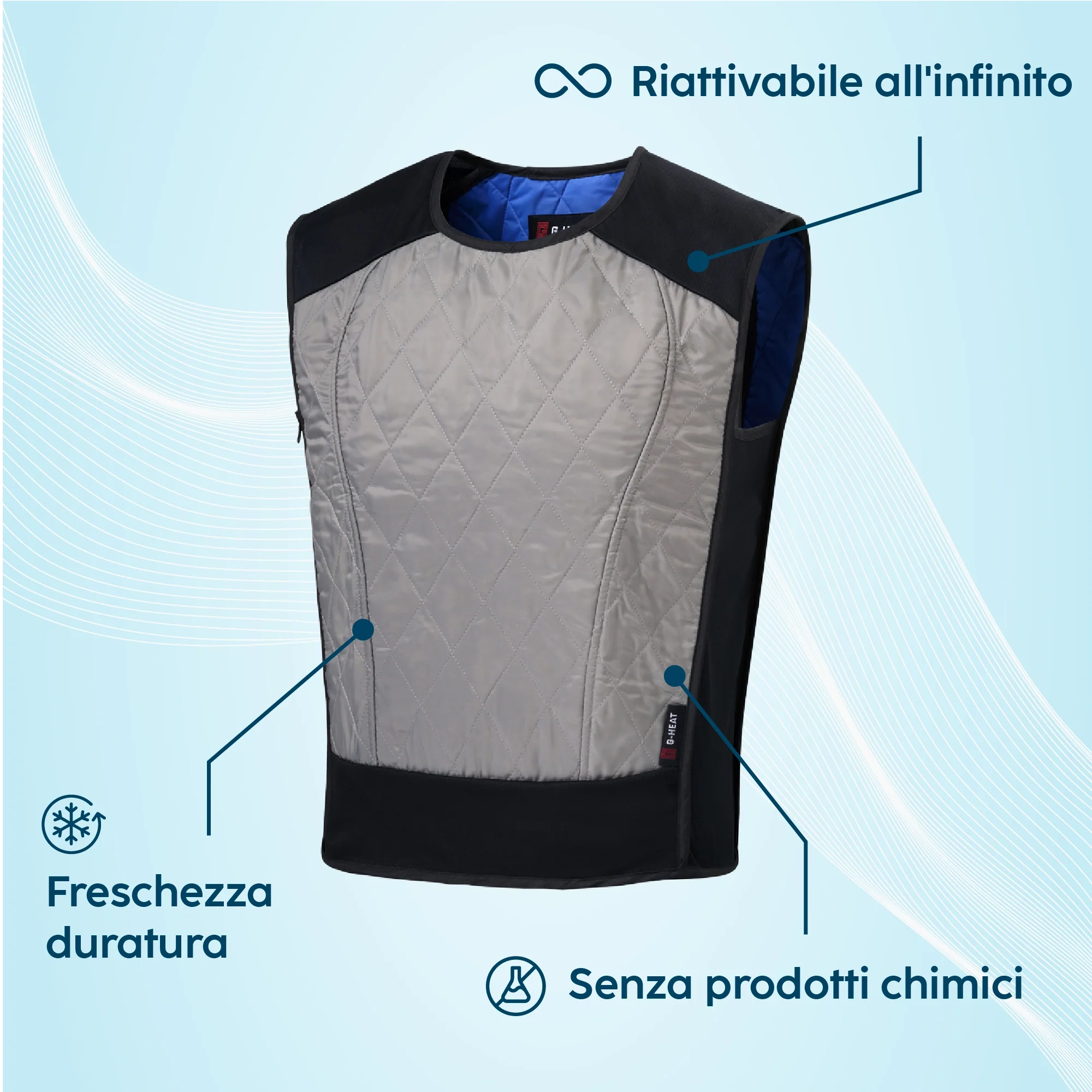 Gilet rafraîchissant sport - Image 5