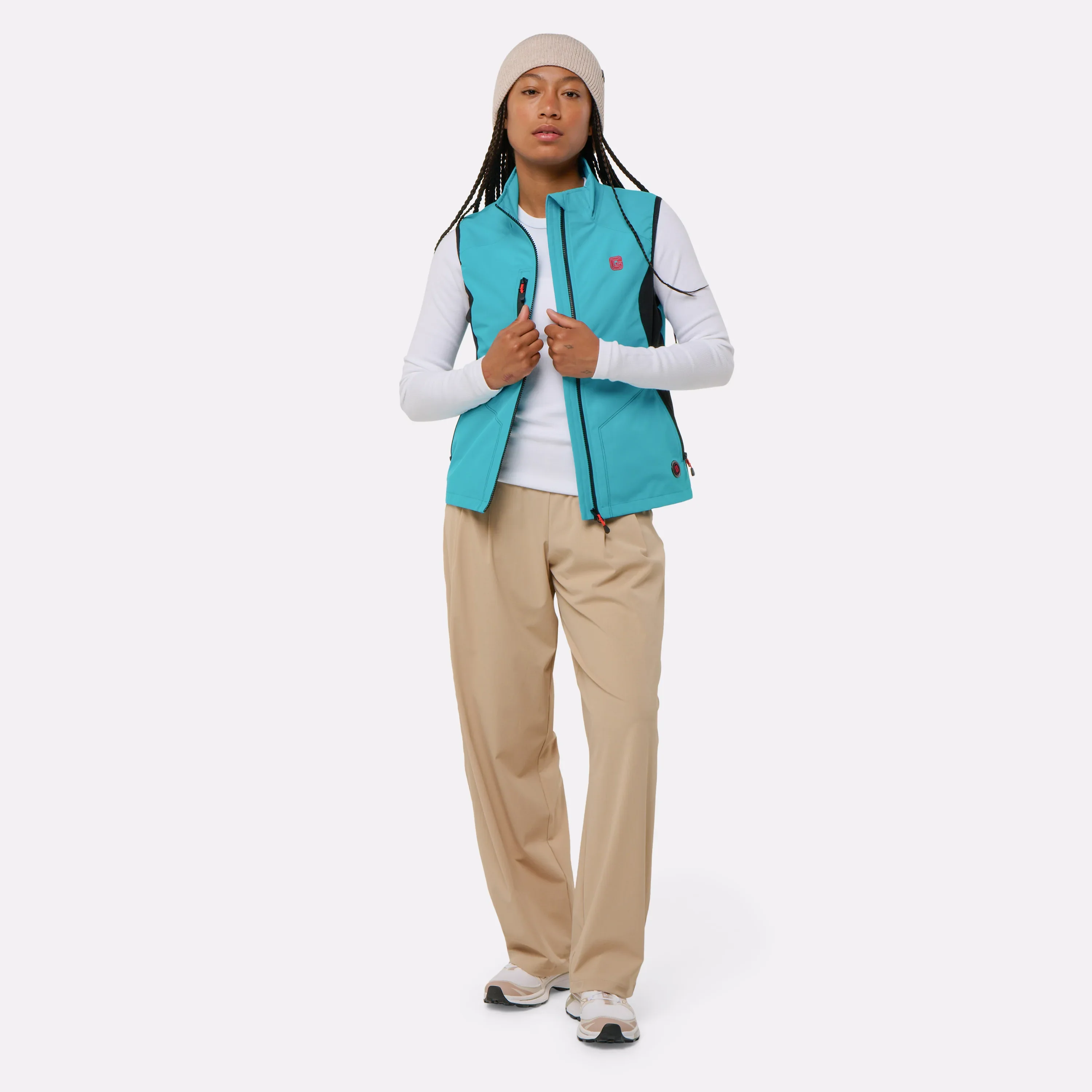 Gilet chauffant sport Femme avec batterie éco-conçue - Image 8