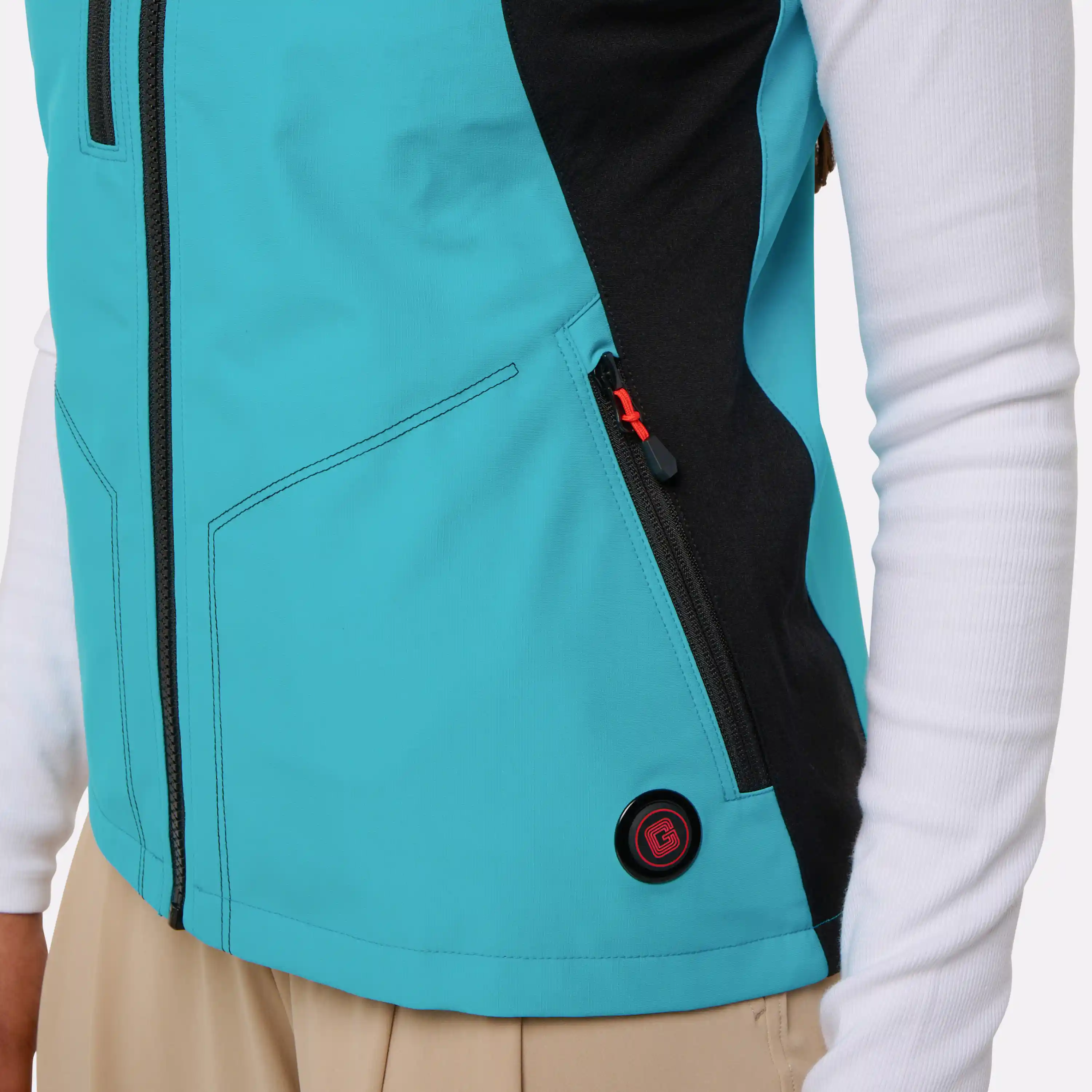 Gilet chauffant sport Femme avec batterie éco-conçue - Image 10