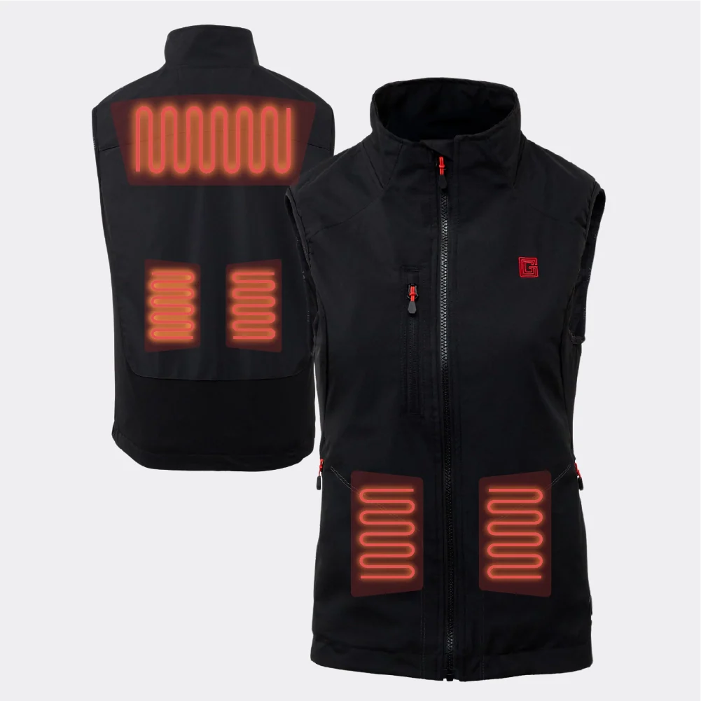 Gilet chauffant sport Femme avec batterie éco-conçue - Image 5
