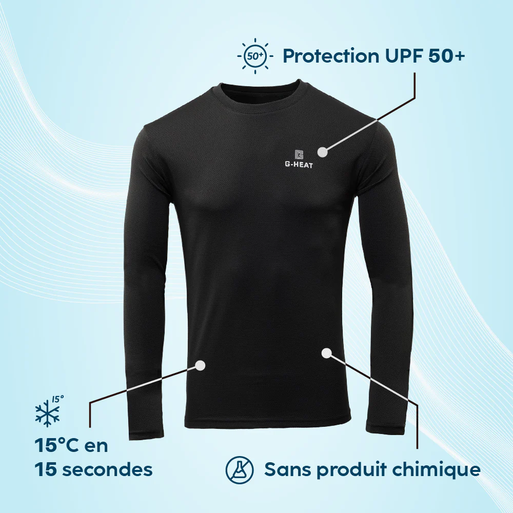 T-shirt rafraîchissant manches longues Anti UV Homme - Image 31