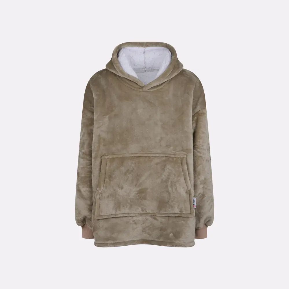 Pull plaid beige - enfant 8/12 ans - Image 4