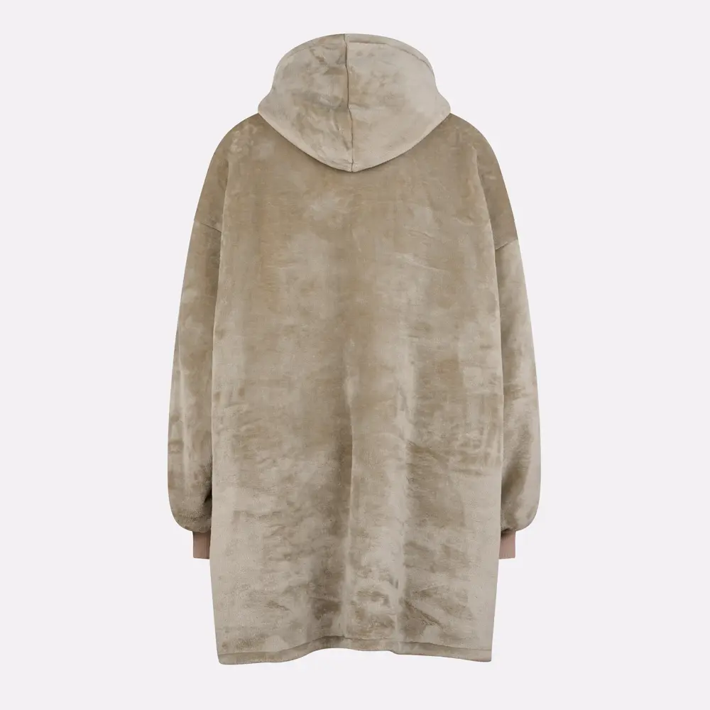 Pull plaid beige - femme - Image 4