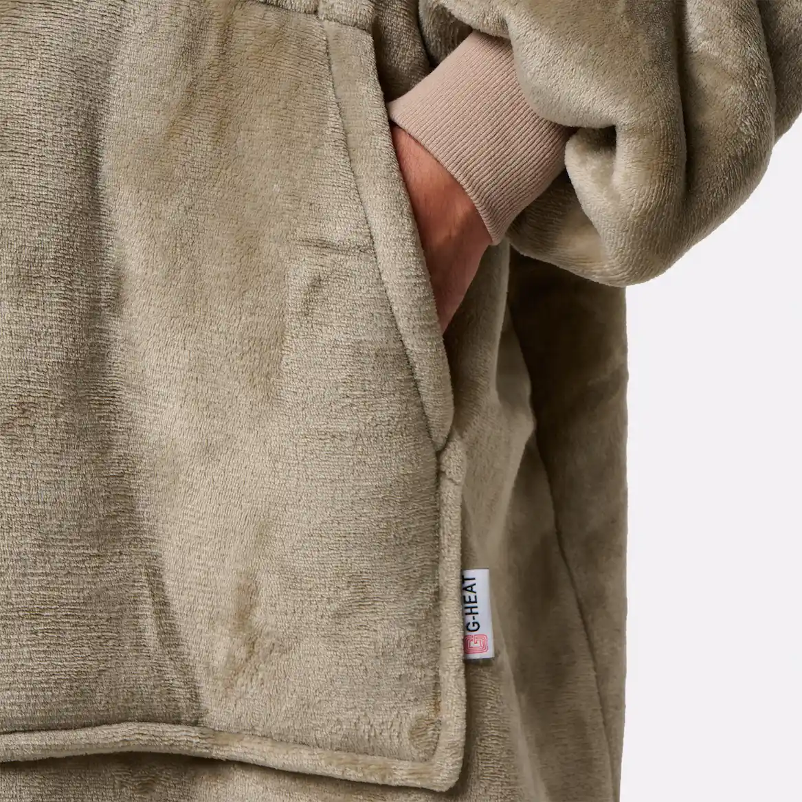 Pull plaid beige - homme - Image 3