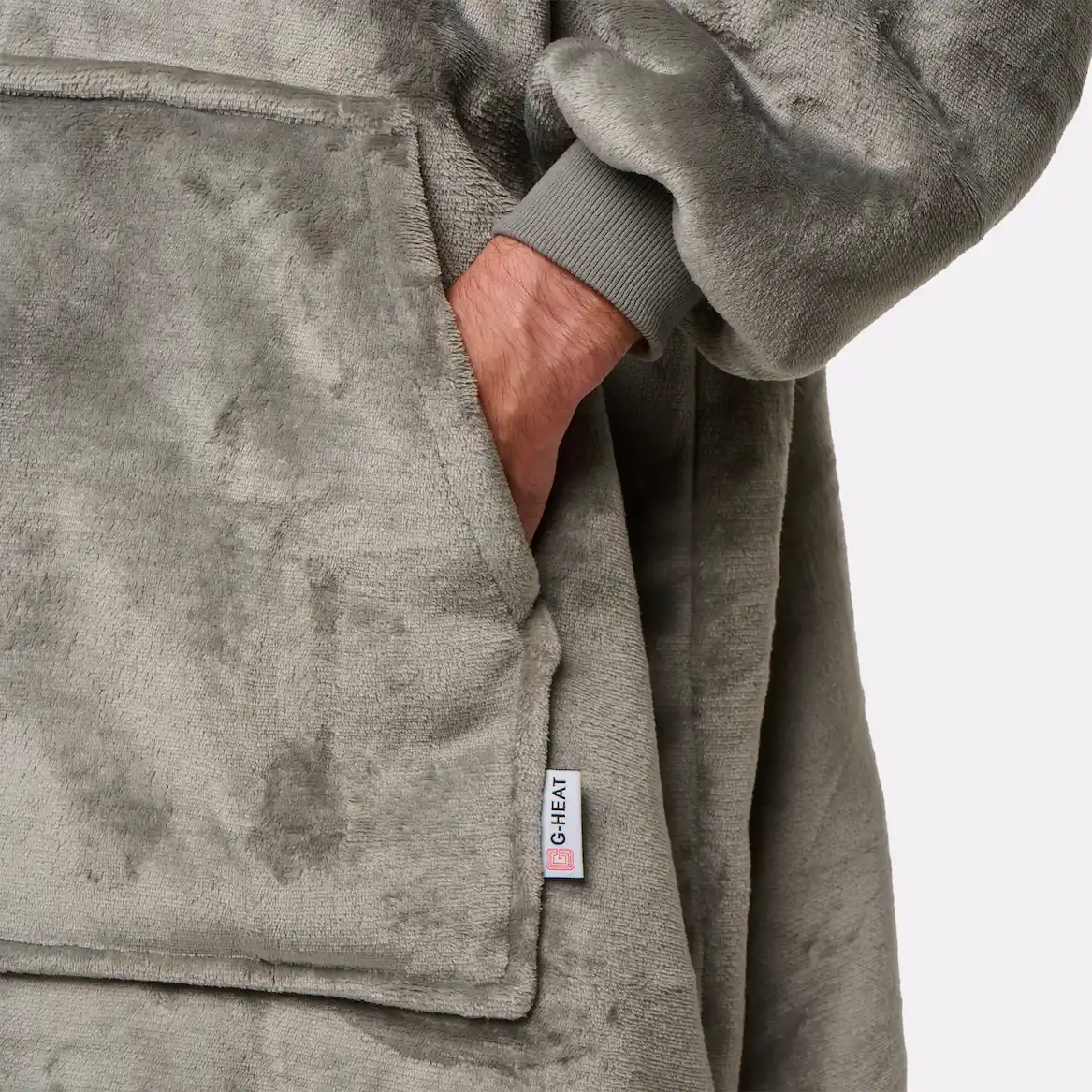 Pull plaid gris - homme - Image 5