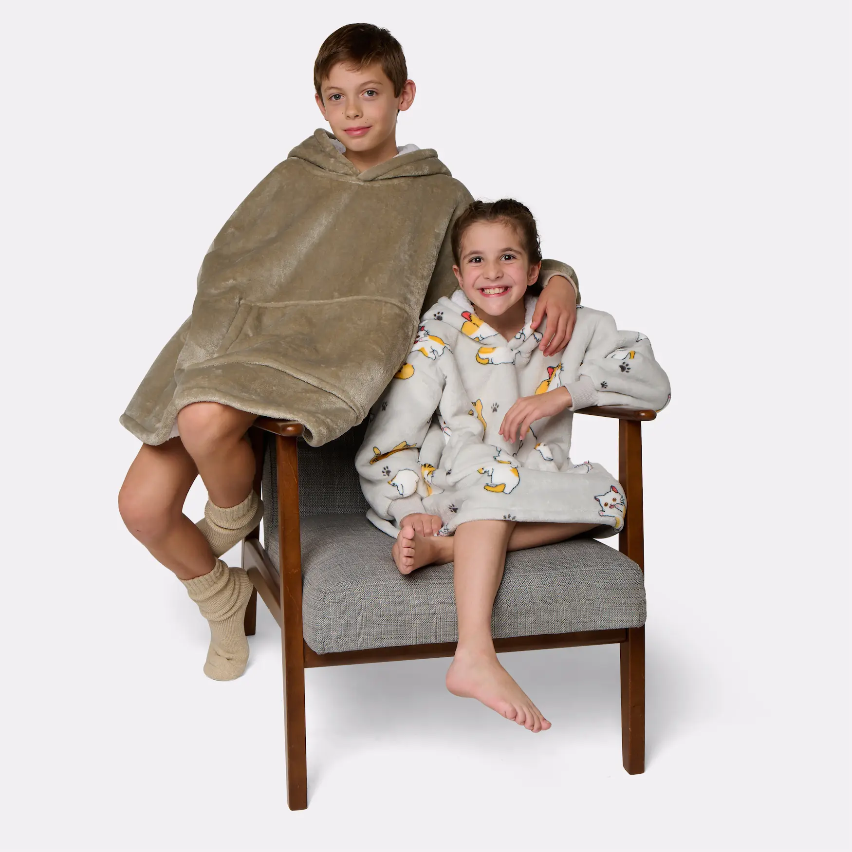 Pull plaid imprimé chat - enfant 3/7 ans - Image 10