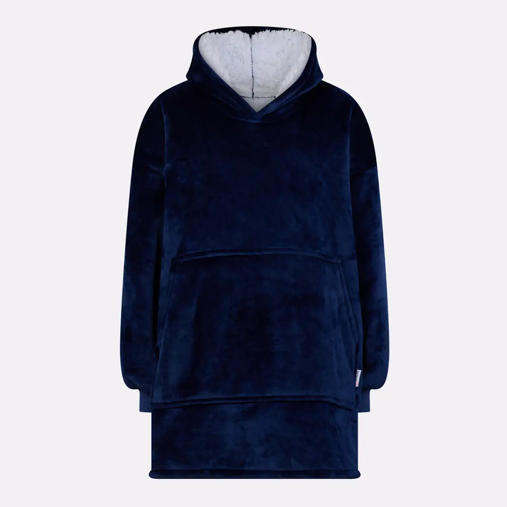 Pull plaid navy - femme - Image 7