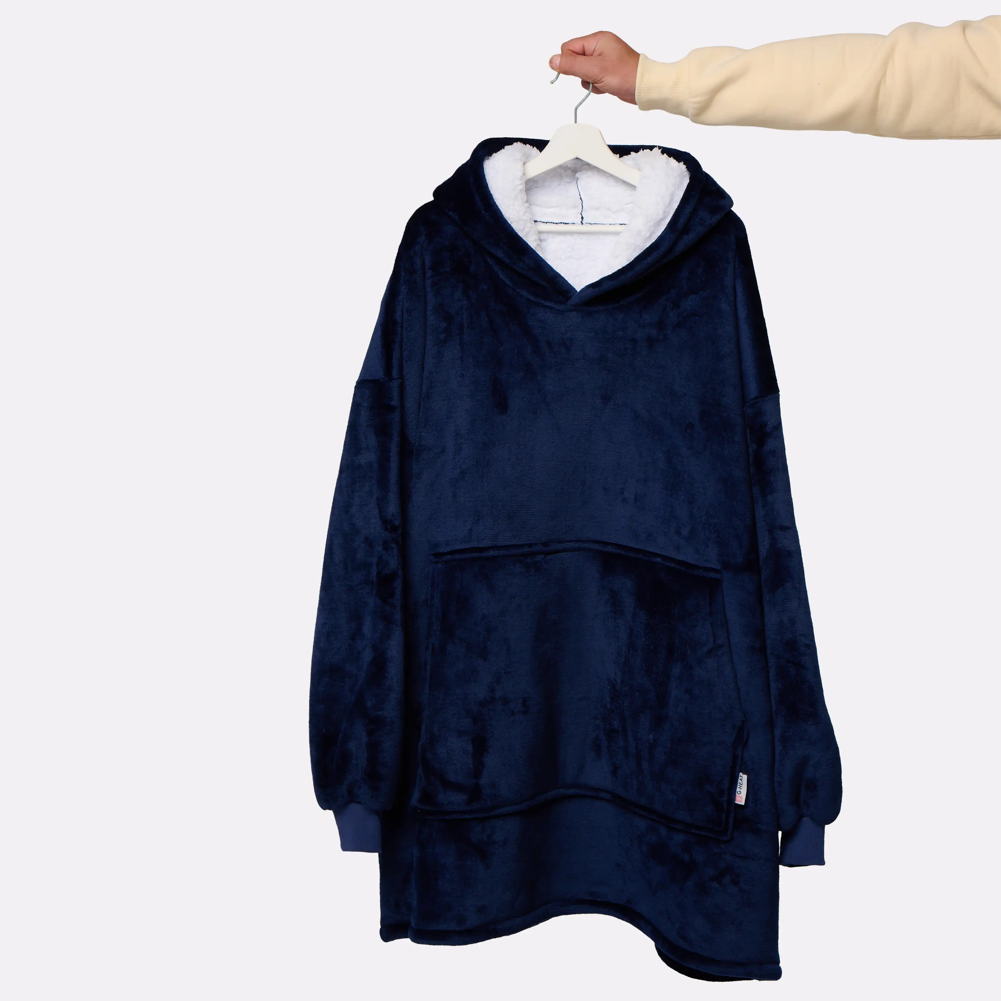 Pull plaid navy - homme - Image 11