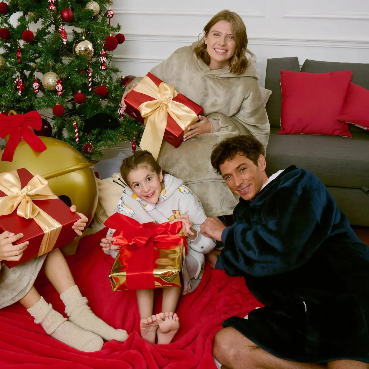 Pull plaid navy - homme - Image 7