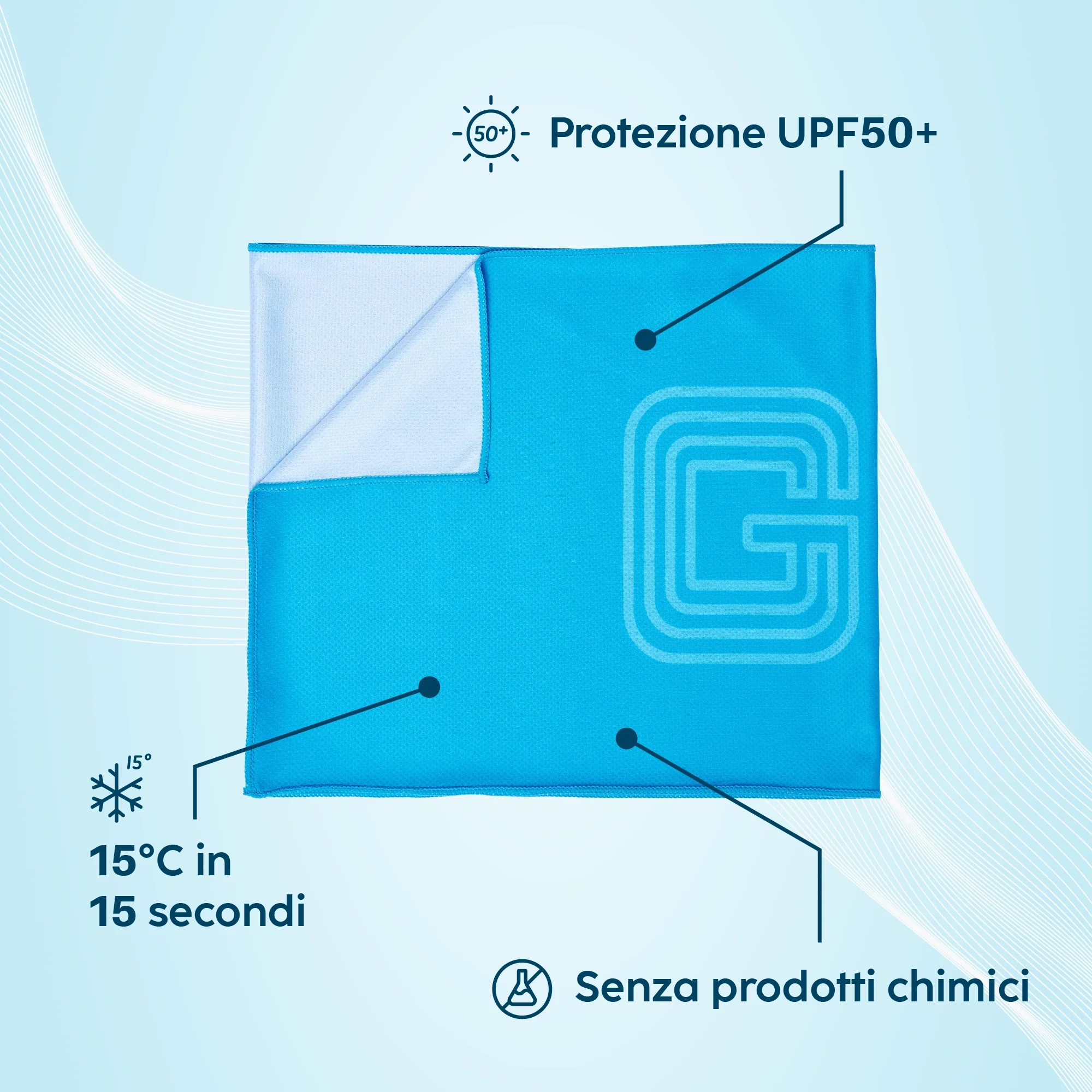 Serviette rafraichissante G-Heat - Image 3