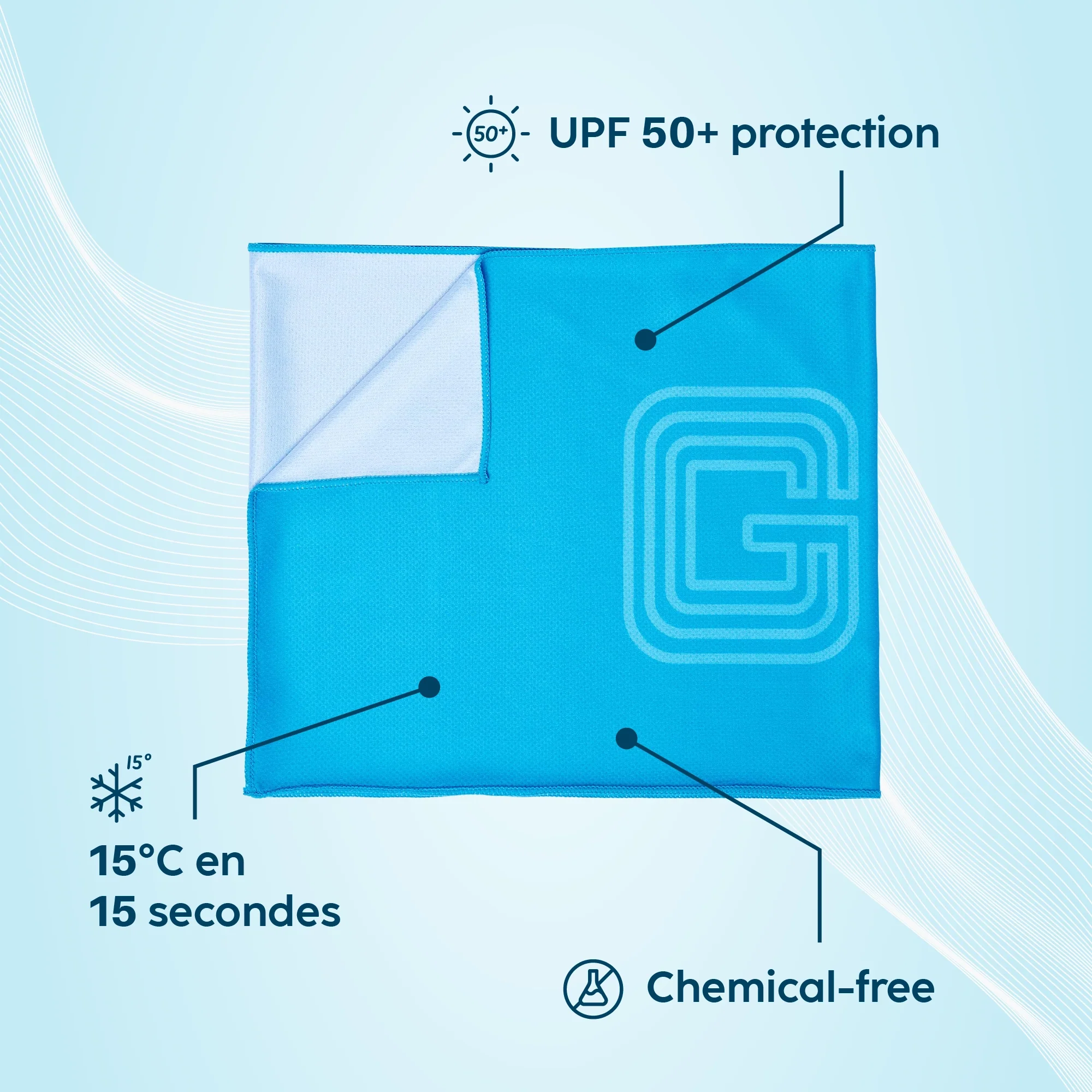 Serviette rafraichissante G-Heat - Image 5