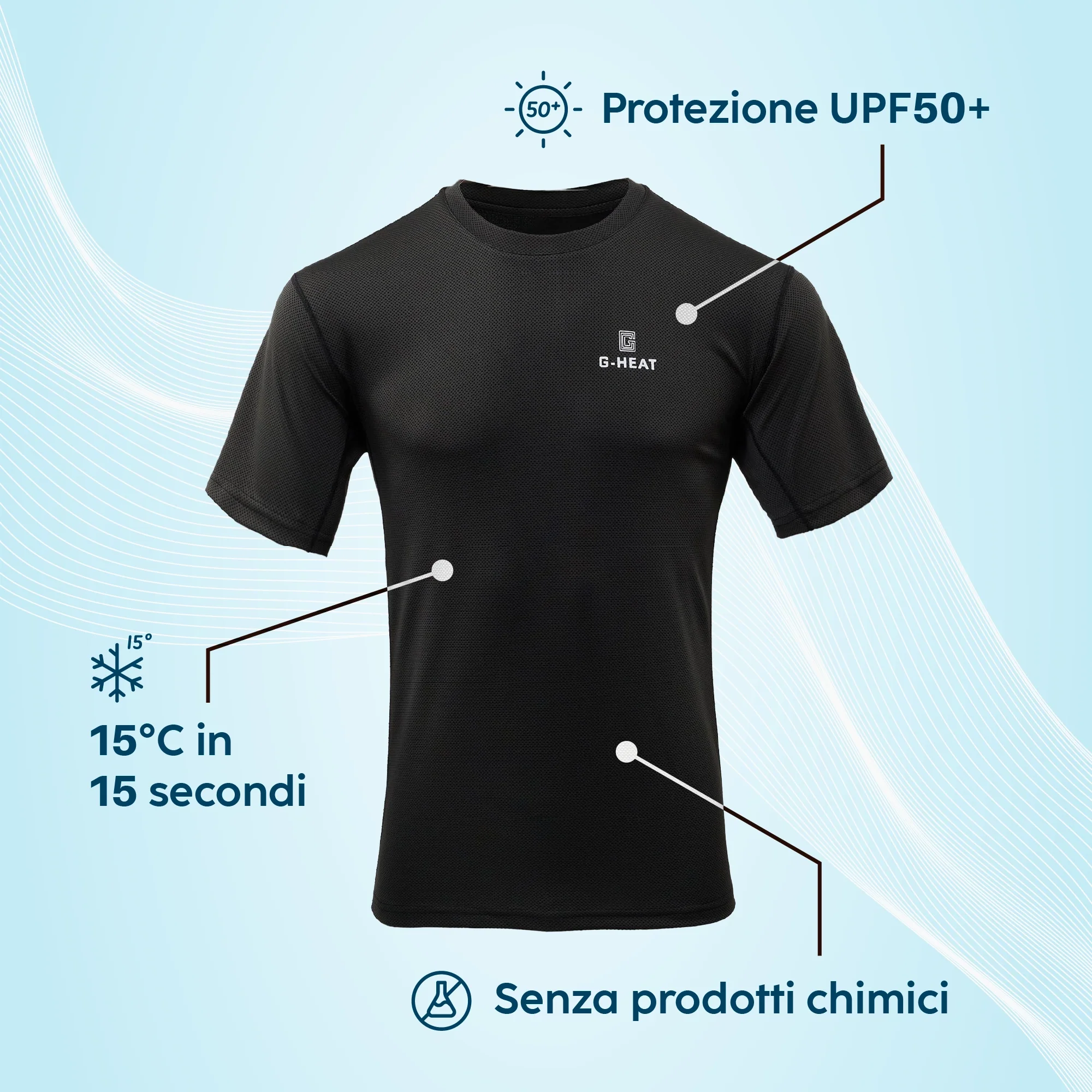 T-shirt rafraîchissant Anti UV Homme - Image 14